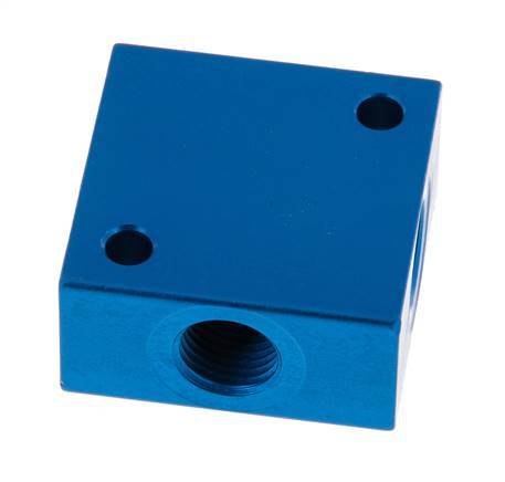 4-way Air Distributor G1/4'' Aluminium 16 bar (224.8 psi)