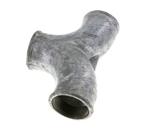 T-Stück Rp2'' Weiblich Temperguss 25bar (351.25psi)