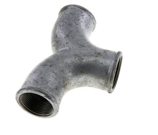T-Stück Rp1 1/4'' Innengewinde Temperguss 25bar (351.25psi)