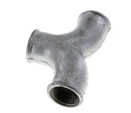 T-Stück Rp1'' Weiblich Temperguss 25bar (351.25psi)