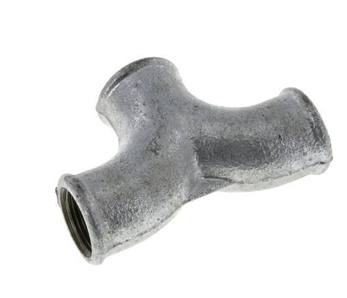 T-Stück Rp3/4'' Innengewinde Temperguss 25bar (351.25psi)