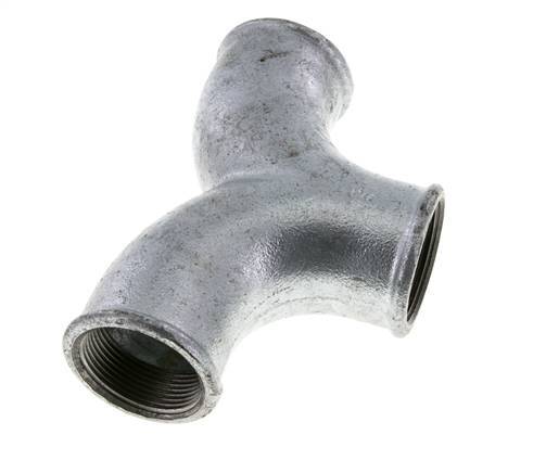 T-Stück Rp1 1/2'' Innengewinde Temperguss 25bar (351.25psi)