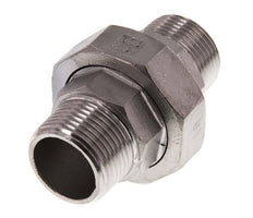 Gerade Verschraubung R1'' Edelstahl Flachdichtung PTFE 16bar (224.8psi)