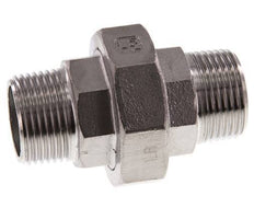 Gerade Verschraubung R1'' Edelstahl Flachdichtung PTFE 16bar (224.8psi)