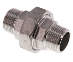Gerade Verschraubung R1'' Edelstahl Flachdichtung PTFE 16bar (224.8psi)