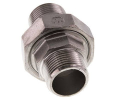 Gerade Verschraubung R1'' Edelstahl Flachdichtung PTFE 16bar (224.8psi)