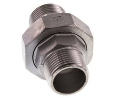Gerade Verschraubung R1'' Edelstahl Flachdichtung PTFE 16bar (224.8psi)