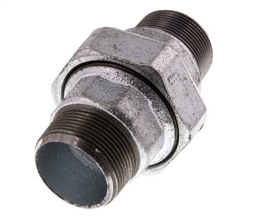 Union Straight Connector R1 1/2'' Gusseisen Flachdichtung 25bar (351.25psi)