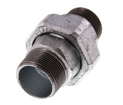 Union Straight Connector R1 1/2'' Gusseisen Flachdichtung 25bar (351.25psi)
