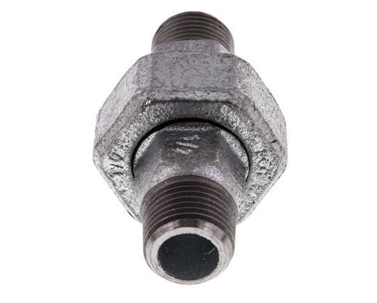 Union Straight Connector R1/2'' Gusseisen Flachdichtung 25bar (351.25psi)