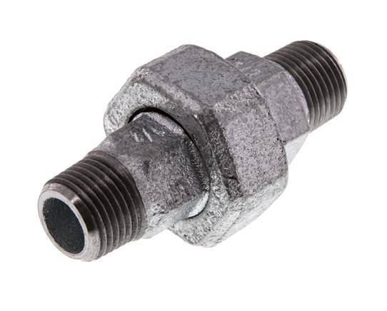 Union Straight Connector R1/2'' Cast Iron Flat Seal 25bar (351.25psi)
