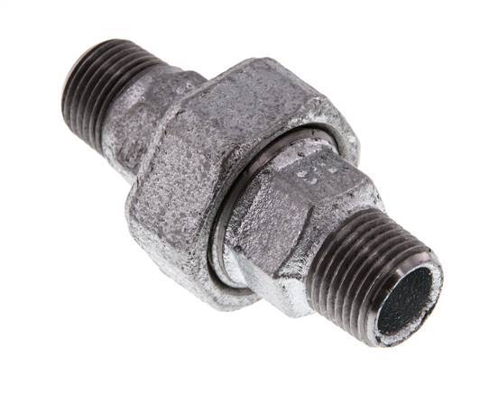 Union Straight Connector R1/2'' Gusseisen Flachdichtung 25bar (351.25psi)