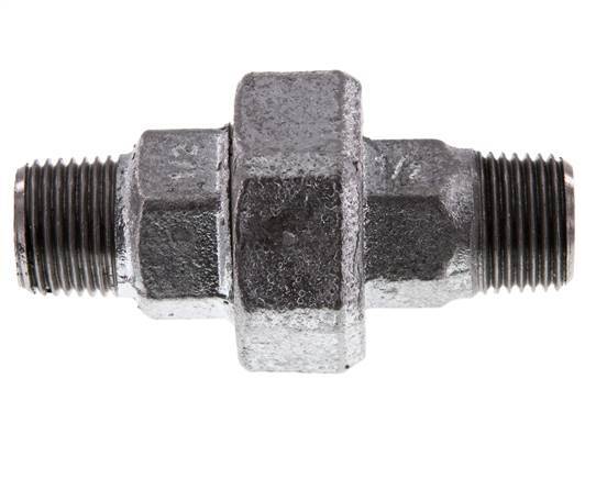Union Straight Connector R1/2'' Gusseisen Flachdichtung 25bar (351.25psi)