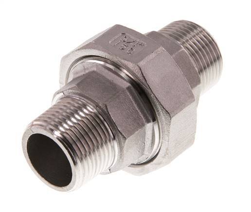 Gerade Verschraubung R3/4'' Edelstahl Flachdichtung PTFE 16bar (224.8psi)
