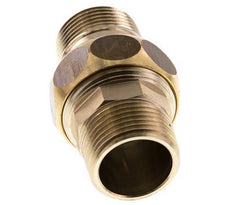 Gerade Verschraubung R1'' Messing Flachdichtung Centellen 16bar (224.8psi)