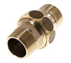 Gerade Verschraubung R1'' Messing Flachdichtung Centellen 16bar (224.8psi)