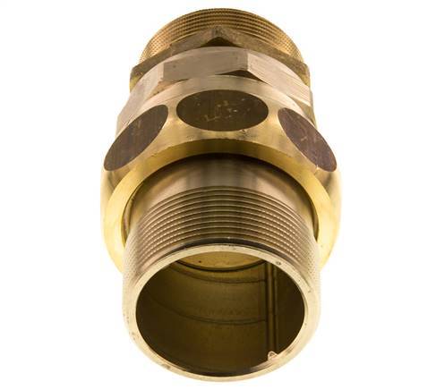 Gerade Verschraubung R2'' Messing Flachdichtung Centellen 16bar (224.8psi)