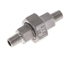 Gerade Verschraubung R1/8'' Edelstahl Flachdichtung PTFE 16bar (224.8psi)