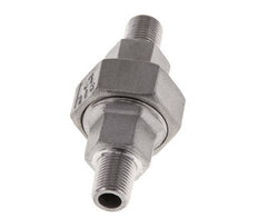 Gerade Verschraubung R1/8'' Edelstahl Flachdichtung PTFE 16bar (224.8psi)