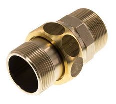 Gerade Verschraubung R1 1/2'' Messing Flachdichtung Centellen 16bar (224.8psi)