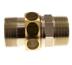 Gerade Verschraubung R1 1/2'' Messing Flachdichtung Centellen 16bar (224.8psi)
