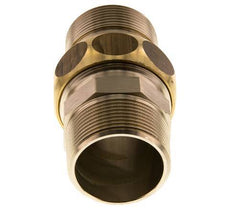 Gerade Verschraubung R1 1/2'' Messing Flachdichtung Centellen 16bar (224.8psi)