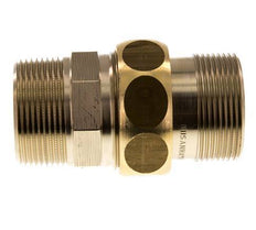 Gerade Verschraubung R1 1/2'' Messing Flachdichtung Centellen 16bar (224.8psi)