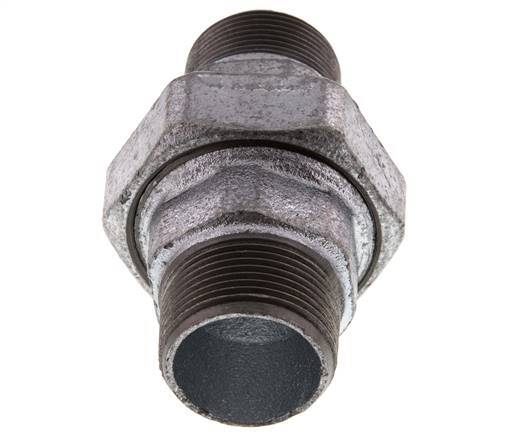 Union Straight Connector R1 1/4'' Gusseisen Flachdichtung 25bar (351.25psi)