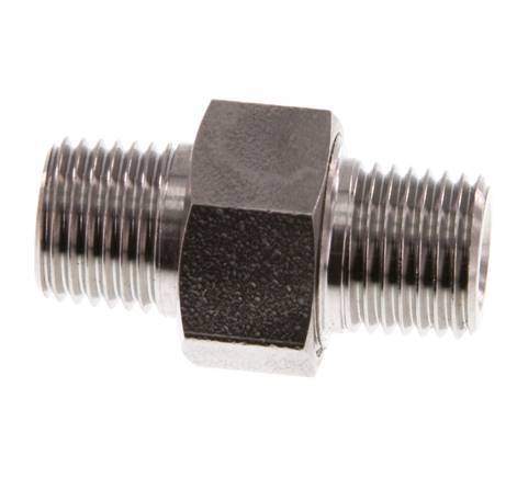 Doppelnippel R1/4'' trennbare konische Dichtung aus Edelstahl 40bar (562.0psi)
