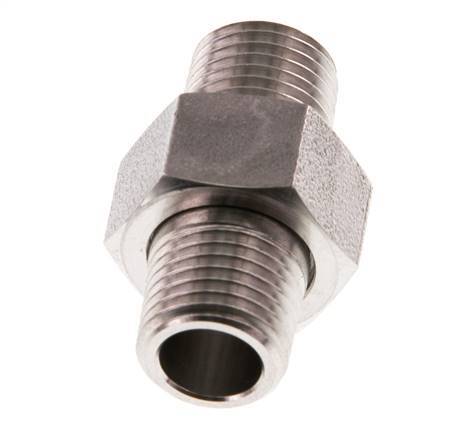 Doppelnippel R1/4'' trennbare konische Dichtung aus Edelstahl 40bar (562.0psi)