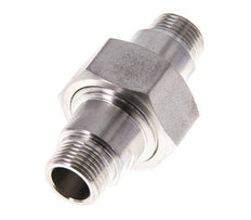 Double Nipple R3/8'' Separable Stainless Steel Flat Seal PTFE 40bar (562.0psi)