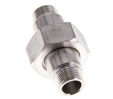 Doppelnippel R3/8'' trennbar Edelstahl Flachdichtung PTFE 40bar (562.0psi)