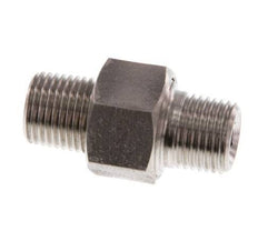 Double Nipple R1/8'' Separable Stainless Steel Conical Seal 40bar (562.0psi)