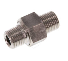 Doppelnippel R1/8'' Teilbare konische Dichtung aus Edelstahl 40bar (562.0psi)