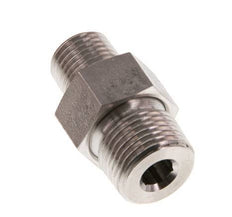 Doppelnippel R1/4'' x R3/8'' Trennbare konische Dichtung aus Edelstahl 40bar (562.0psi)