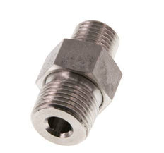 Doppelnippel R1/4'' x R3/8'' Trennbare konische Dichtung aus Edelstahl 40bar (562.0psi)