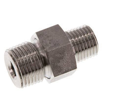 Doppelnippel R1/4'' x R3/8'' Trennbare konische Dichtung aus Edelstahl 40bar (562.0psi)