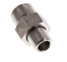 Doppelnippel R1/4'' x R3/8'' Trennbare konische Dichtung aus Edelstahl 40bar (562.0psi)