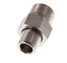 Doppelnippel R1/4'' x R3/8'' Trennbare konische Dichtung aus Edelstahl 40bar (562.0psi)