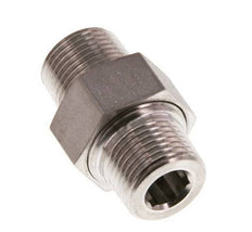 Double Nipple R3/8'' Separable Stainless Steel Conical Seal 40bar (562.0psi)