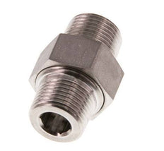 Doppelnippel R3/8'' Trennbare konische Dichtung aus Edelstahl 40bar (562.0psi)