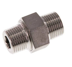 Doppelnippel R3/8'' Trennbare konische Dichtung aus Edelstahl 40bar (562.0psi)