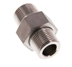 Doppelnippel R3/8'' Trennbare konische Dichtung aus Edelstahl 40bar (562.0psi)