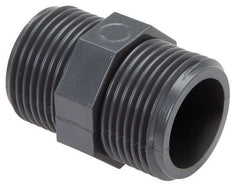 Reducing Double Nipple G3/4'' x G1'' PVC-U 16bar (224.8psi) EN 1452-3 [2 Pieces]