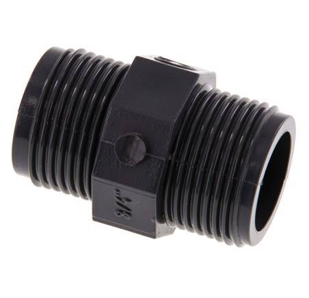 Reducing Double Nipple G3/4'' PVC-U 16bar (224.8psi) EN 1452-3 [5 Pieces]