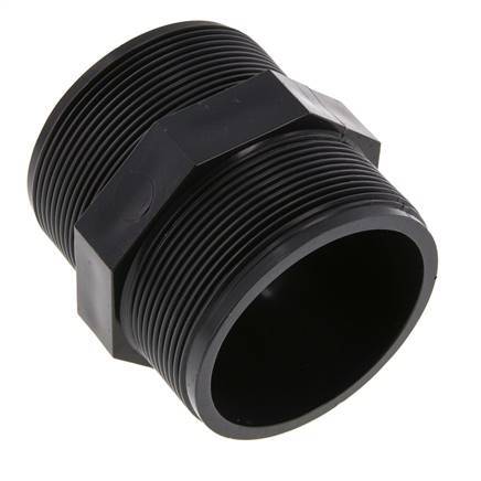 Reduzier-Doppelnippel G2 1/2'' PVC-U 16bar (224,8psi) EN 1452-3