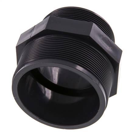Reduzier-Doppelnippel G2 1/2'' x G3'' PVC-U 16bar (224,8psi) EN 1452-3