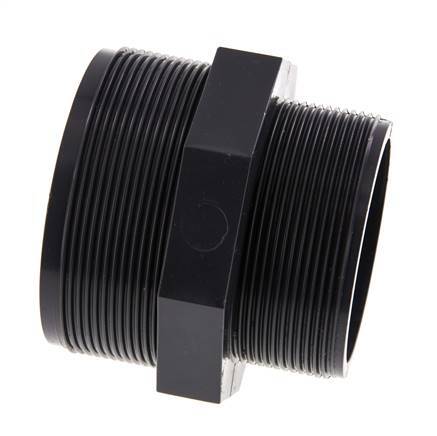Reduzier-Doppelnippel G2 1/2'' x G3'' PVC-U 16bar (224,8psi) EN 1452-3