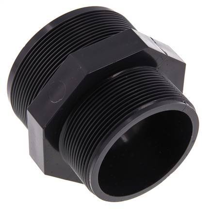 Reduzier-Doppelnippel G2 1/2'' x G3'' PVC-U 16bar (224,8psi) EN 1452-3