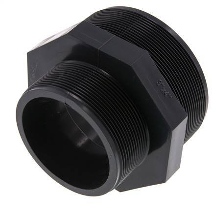Reducing Double Nipple G3'' x G4'' PVC-U 16bar (224.8psi) EN 1452-3